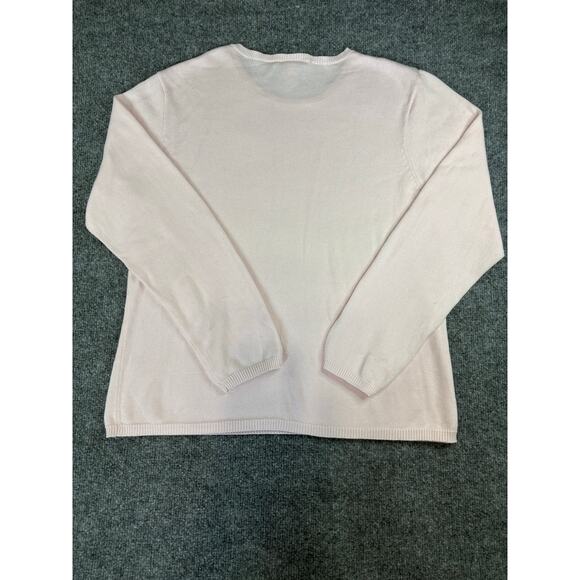 GAP pale pink 100% cotton crew neck sweater Womens size XL - Picture 3 of 3